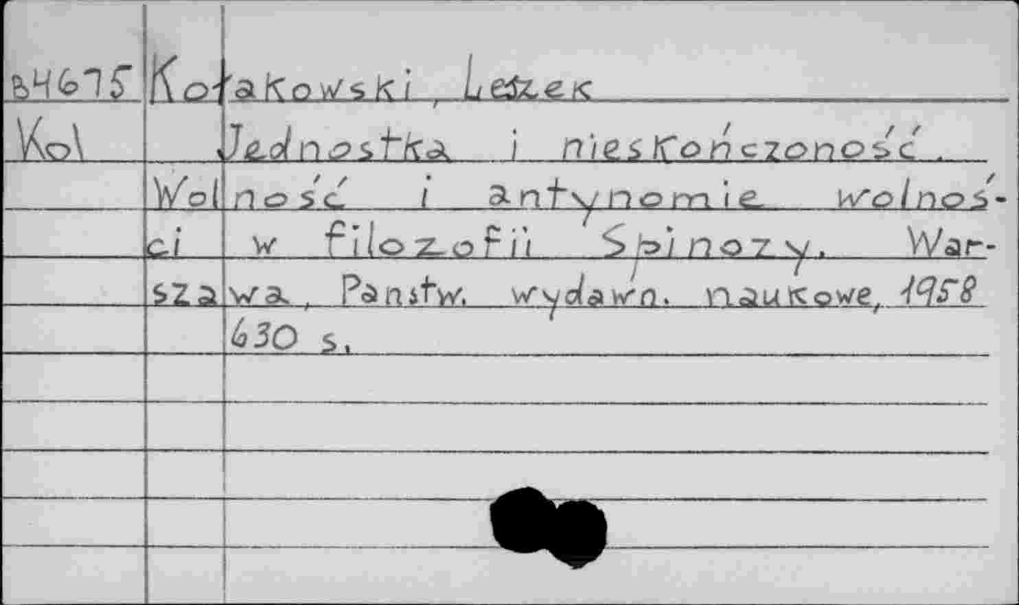 ﻿	м	Leifzeic
К>\	J	Je.ol noitka. i n/CilTonczonot.Y .
	Vol	rtosc	/ S-ntynomie t/o/nos-
	C.Î	w riloz-oFi’i Sbino7y.	War-
		wa. . Panjfw wyotahrn. nauKo^ez ‘l^S'S
		ЬЗО s.	
		
		
		
		
		